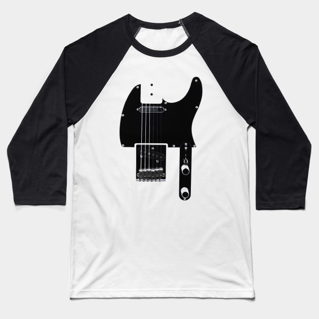 Telecaster Body Baseball T-Shirt by Teal_Wolf